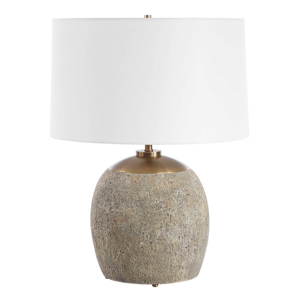 Raylan Textured Table Lamp, by Uttermost, 1'7" width x 2'1.5" height x 1'7" depth View 5