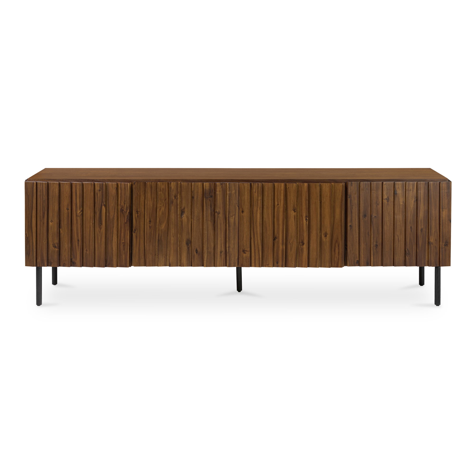 Lincoln Media Cabinet Brown large image 
