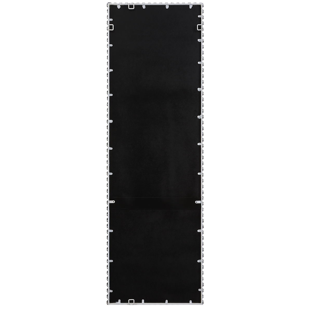 Serna White Tall Mirror, by Uttermost, 23.37" width x 72.25" height x 2.25" depth View 6