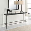 Crescendo Black Concrete Console Table, Furniture by Uttermost, 60" width x 32" height x 14" depth thumbnail 4