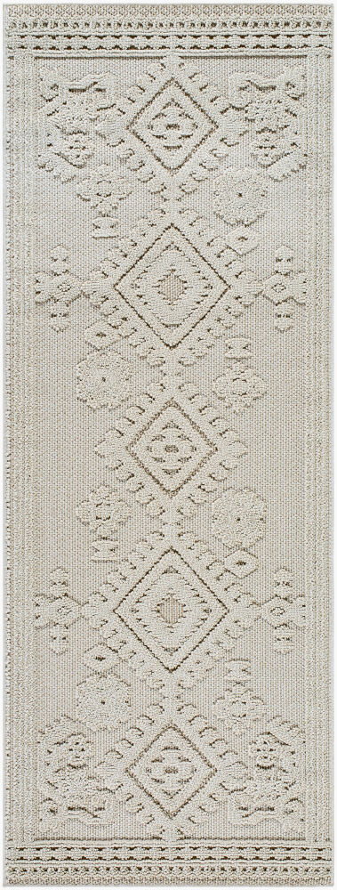 Rockport Machine Woven Rug, by Surya, 7'2.61" length x 2'7.5" width
