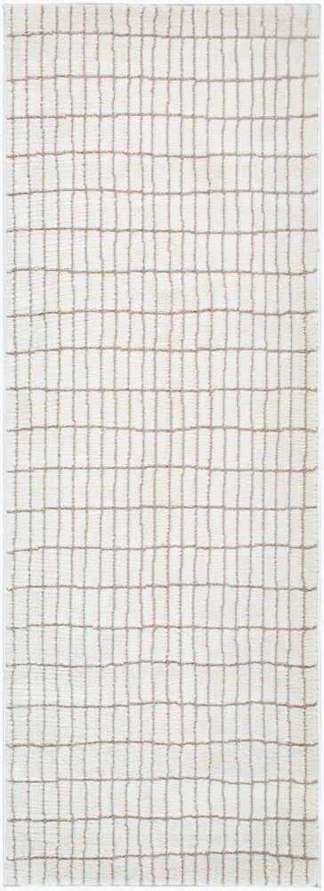 Cascade Machine Woven Rug, by Surya, 7'2.61" length x 2'7.5" width