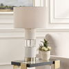 Maliyah Linen Table Lamp thumbnail 1