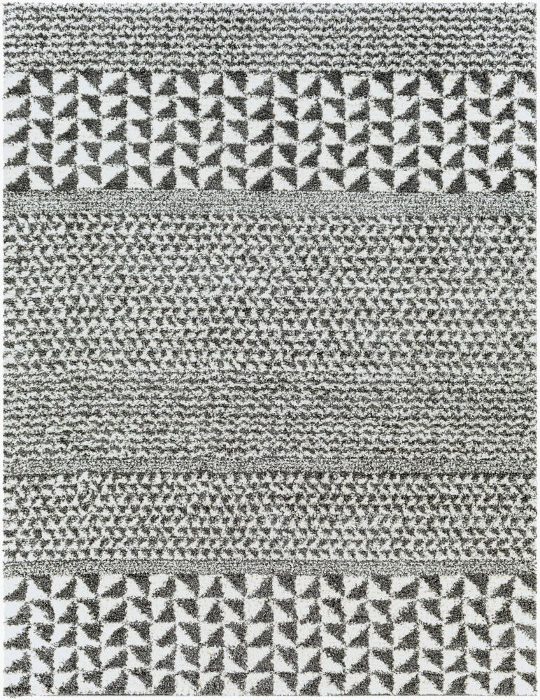 Deluxe Shag Machine Woven Rug, by Surya, 10'2.05" length x 7'10.49" width