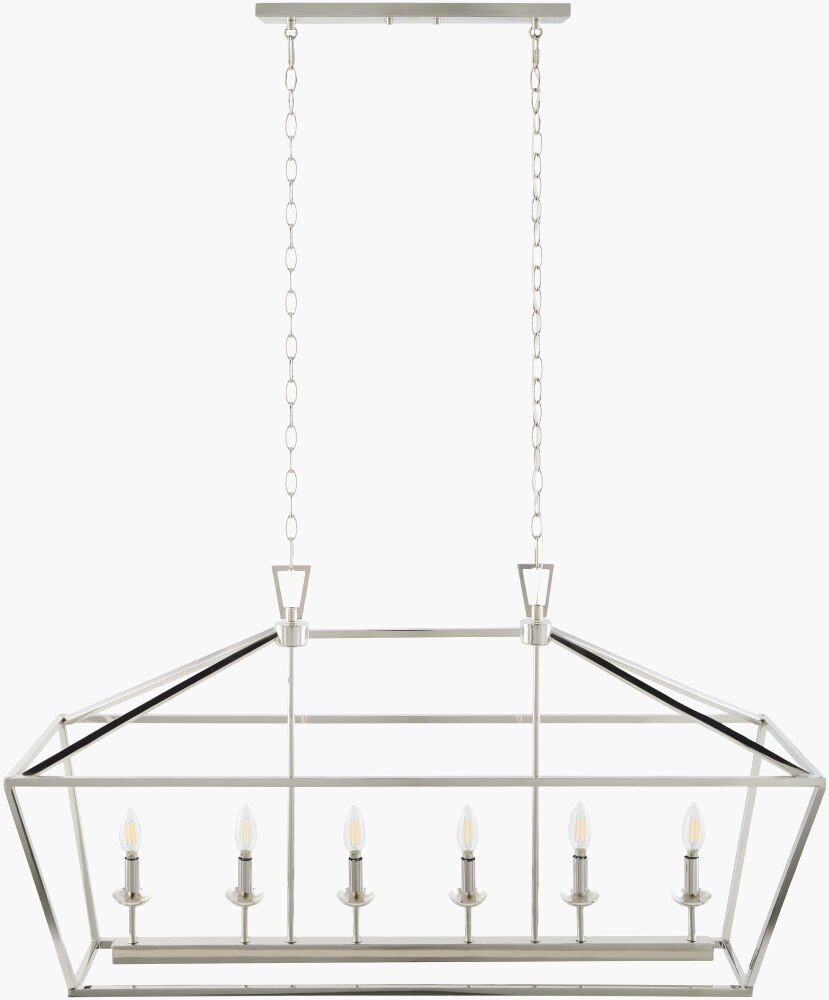 Vespera Chandelier, by Surya, 12" length x 44" width x 22" height