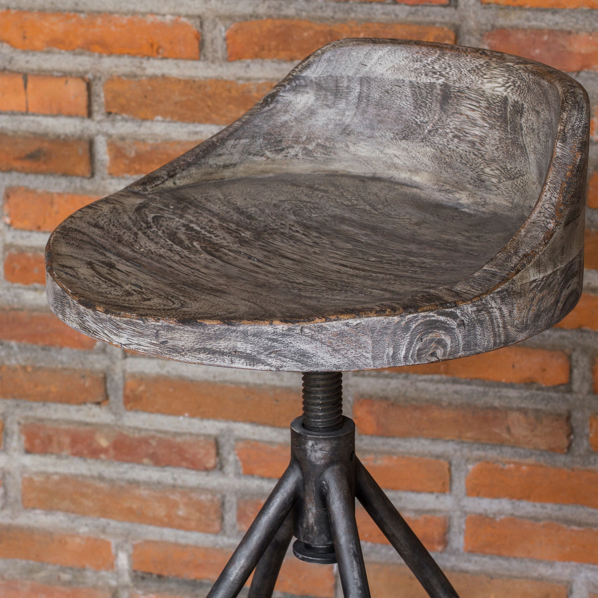 Kairu Wooden Bar Stool large image 