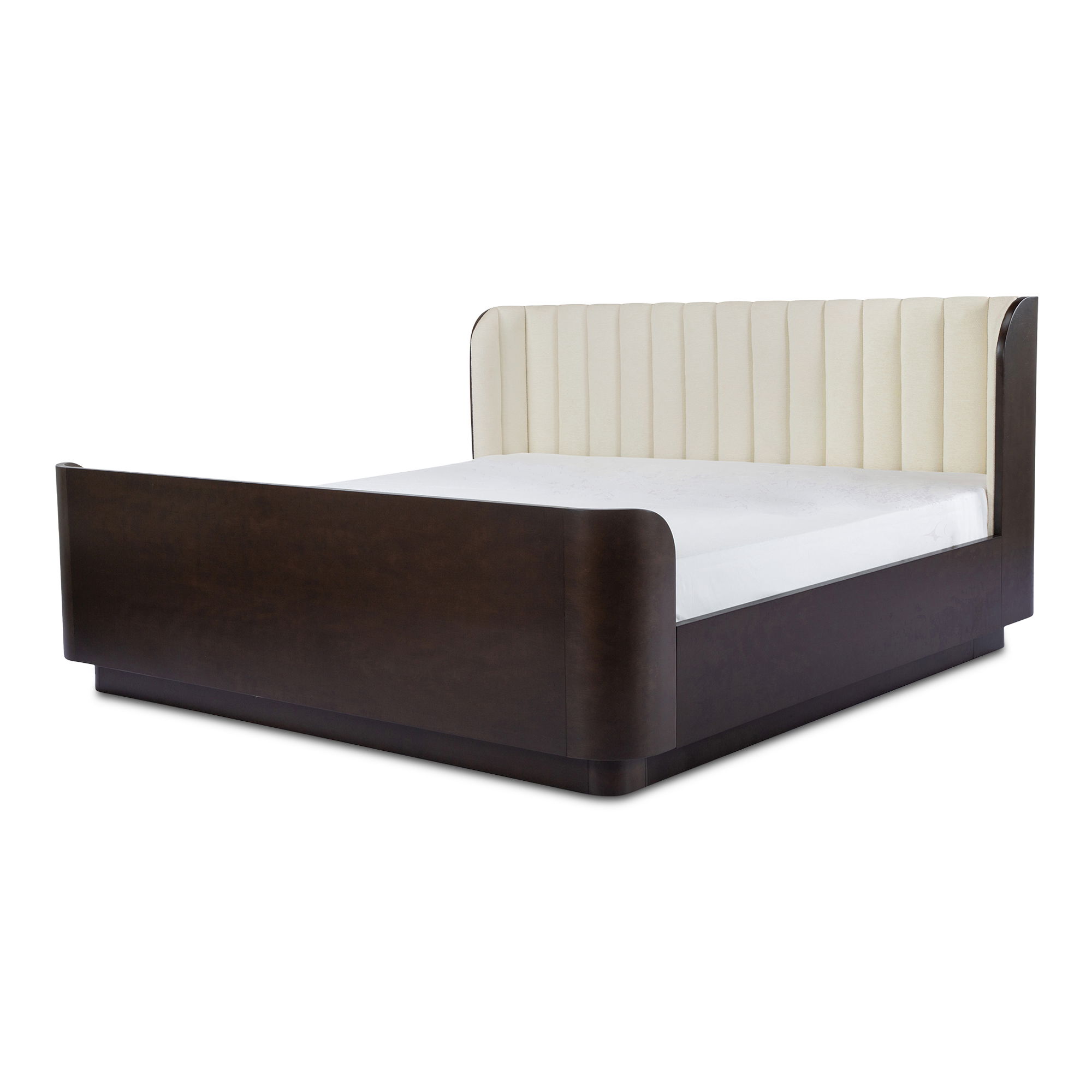 Scarlette Queen Bed Cream large image 