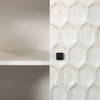 Savannah White Fir Veneer with Gray Metal 2-Door Accent Cabinet, Cabinets & Chest by Mercana, 31.5" length x 15.75" width x 31.5" height thumbnail 10