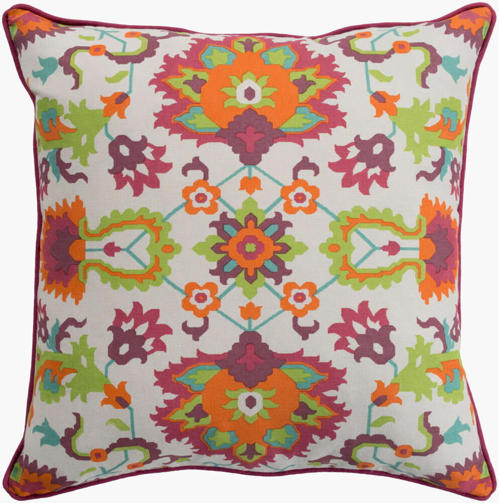 Technicolor Accent Pillow, Decorative Pillow by Surya, 18" length x 18" width