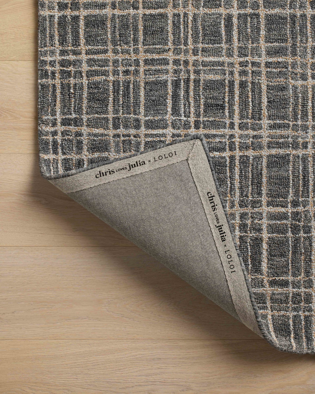 Chris Loves Julia x Loloi Polly Rug, 1'6" length x 1'6" width View 6