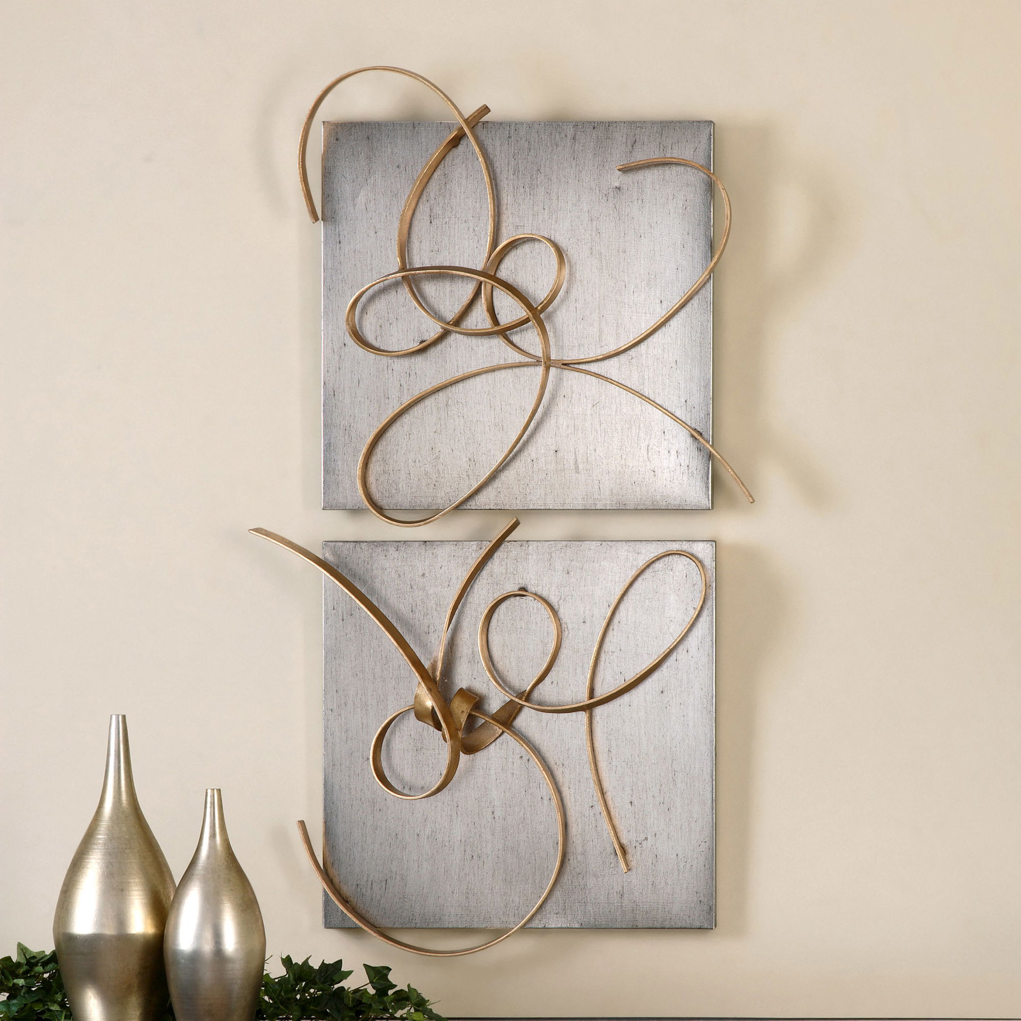 Harmony Metal Wall Art, S/2 large image 