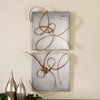 Harmony Metal Wall Art Set/2, by Uttermost, 24" width x 23.25" height x 4" depth thumbnail 5