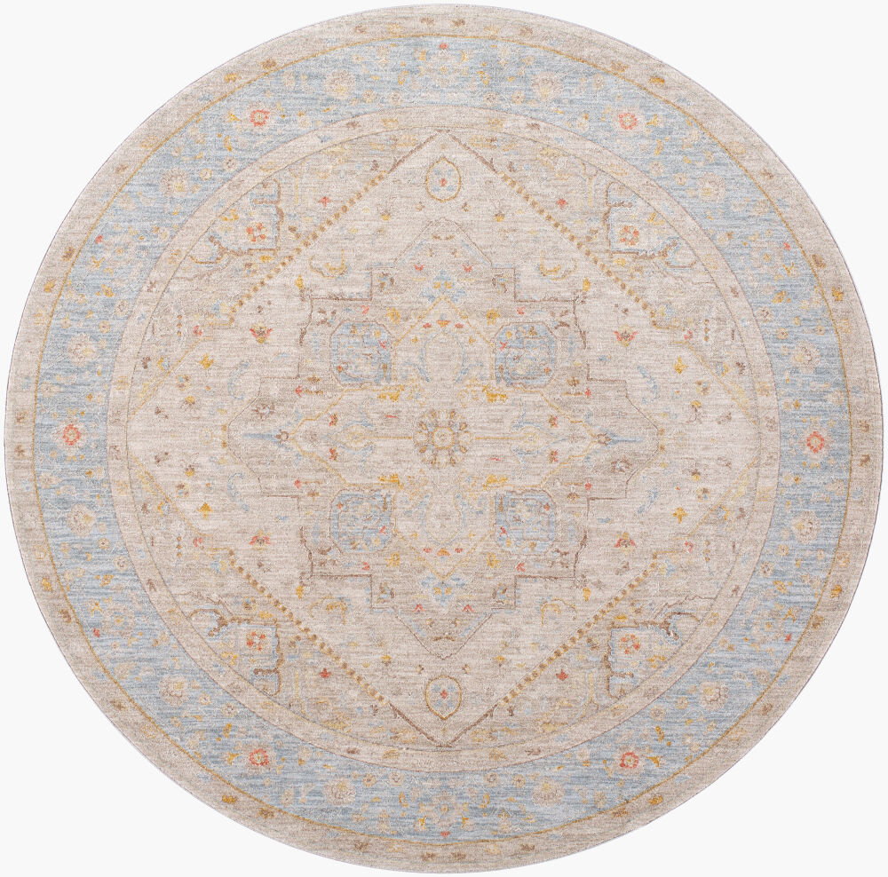 Avant Garde Machine Woven Rug, by Surya, 6'6.74" length x 6'6.74" width