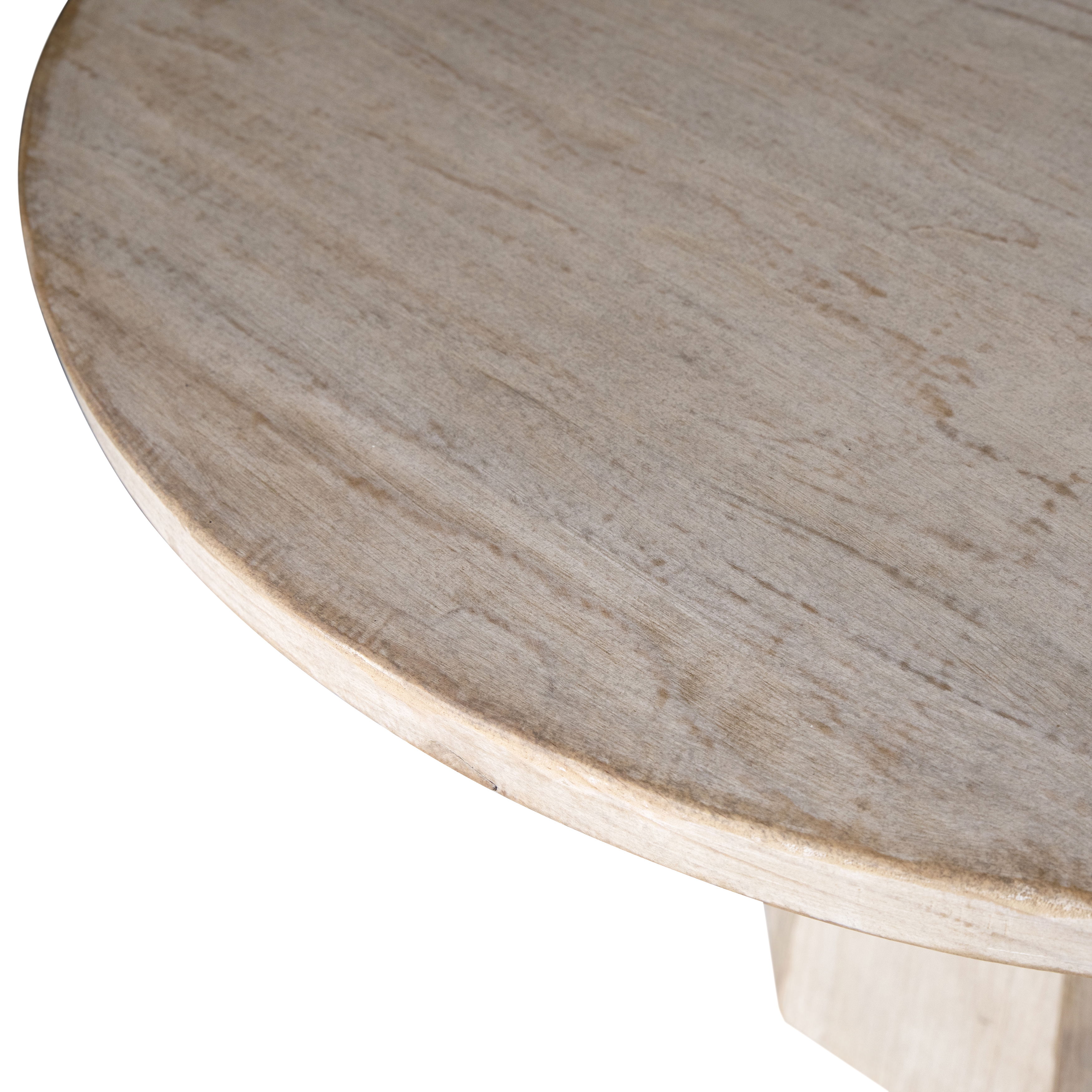 Jansen Round Dining Table, by Dovetail, 48" width x 30" height x 48" depth View 3
