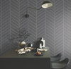 Atelier Herringbone Steel Blue Wallpaper thumbnail 2