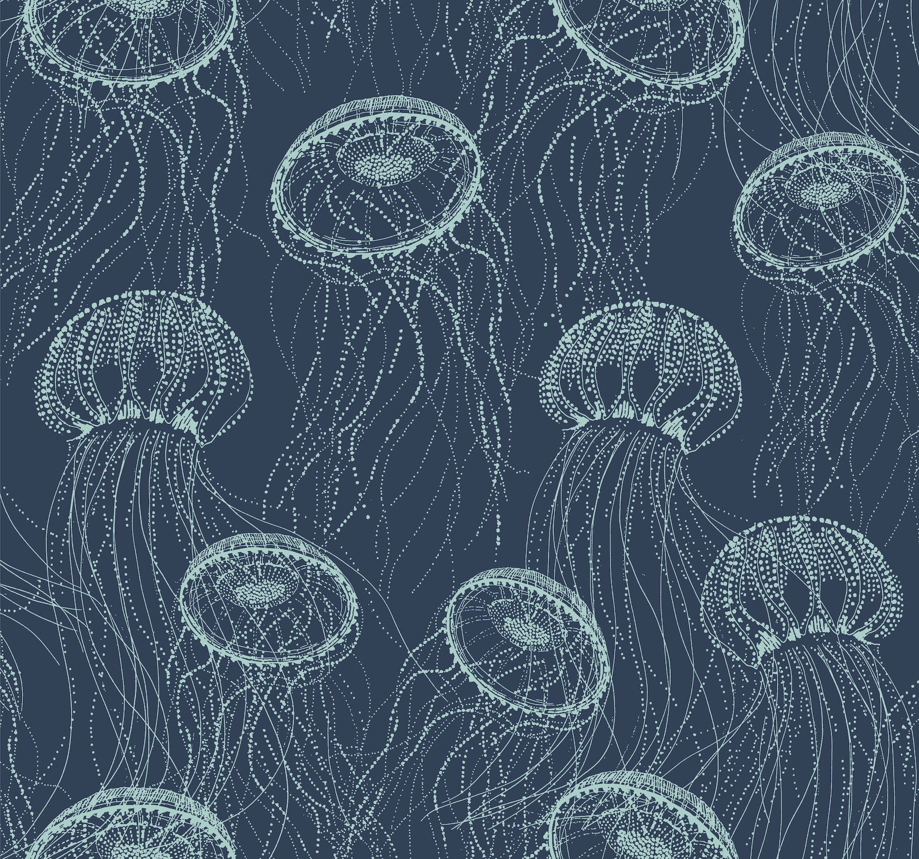 Atolla Blue Wallpaper large image 