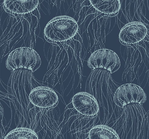 Atolla Blue Wallpaper