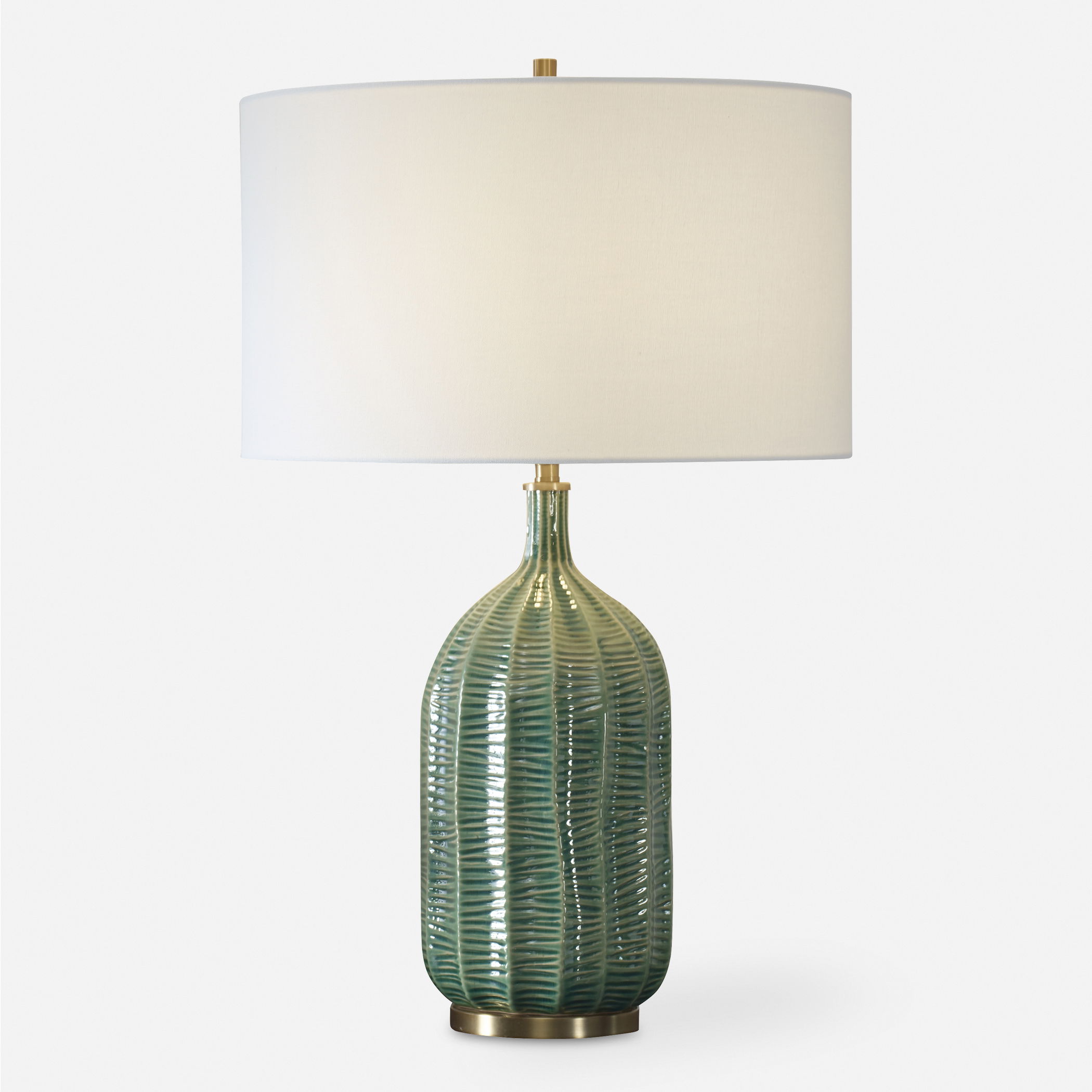 Bixby Green Table Lamp large image 