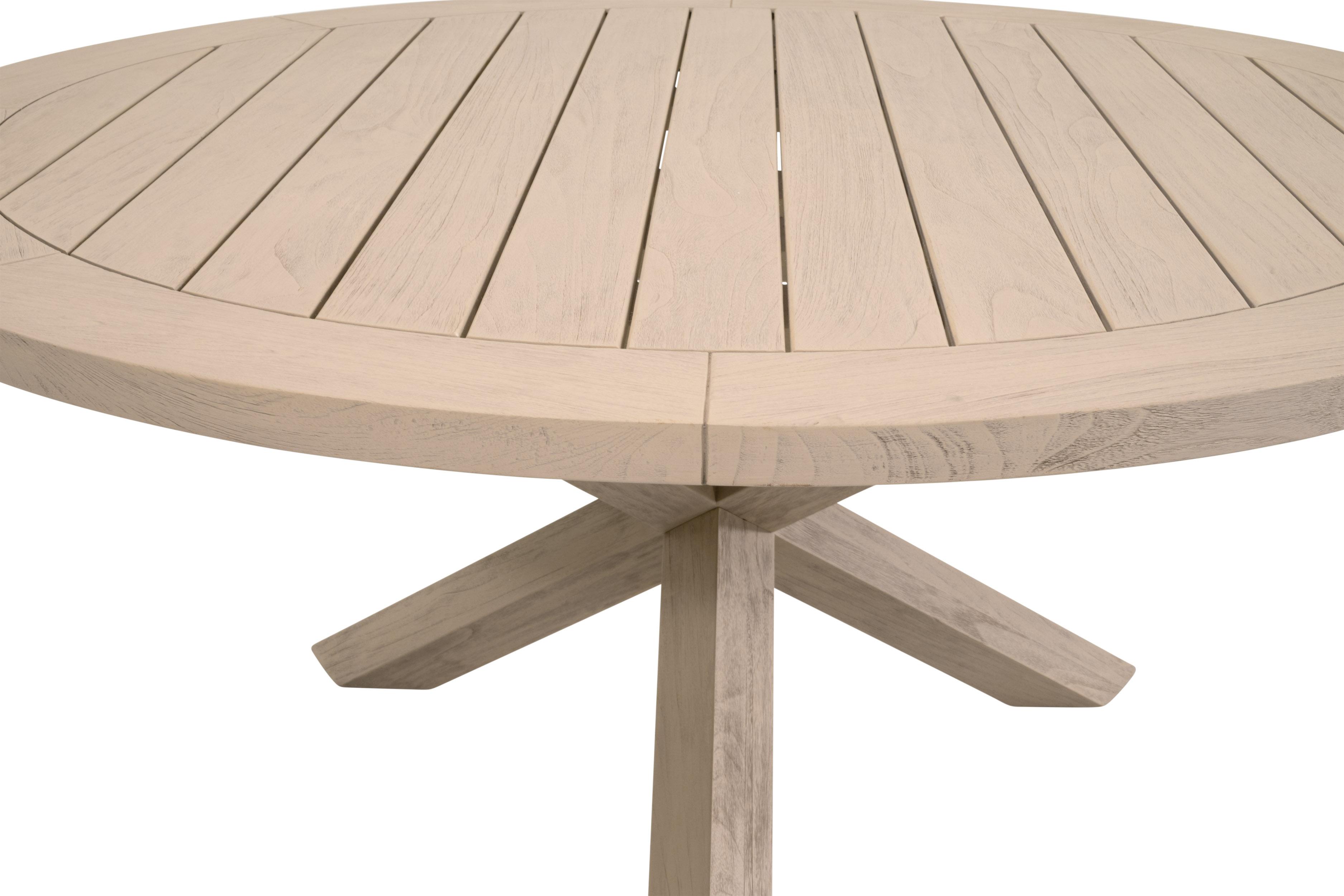 Boca Outdoor 63' Round Dining Table, by Essentials for Living, 63" width x 29.5" height x 63" depth View 5
