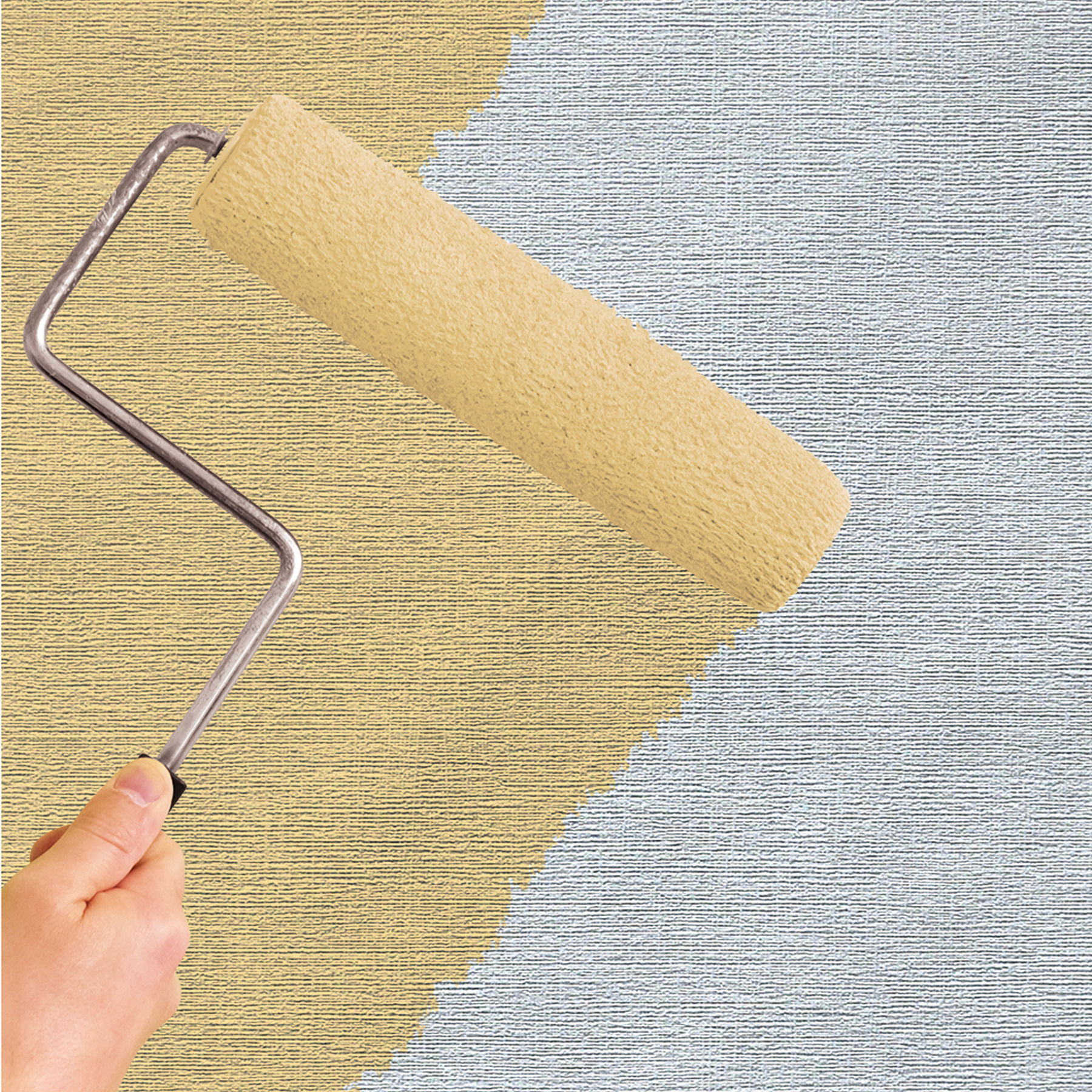 Tight Linen Paintable White Wallpaper large image 