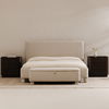 Ichigo King Bed Light Grey, by Moe's Home, 81.5" width x 49" height x 92" depth thumbnail 13