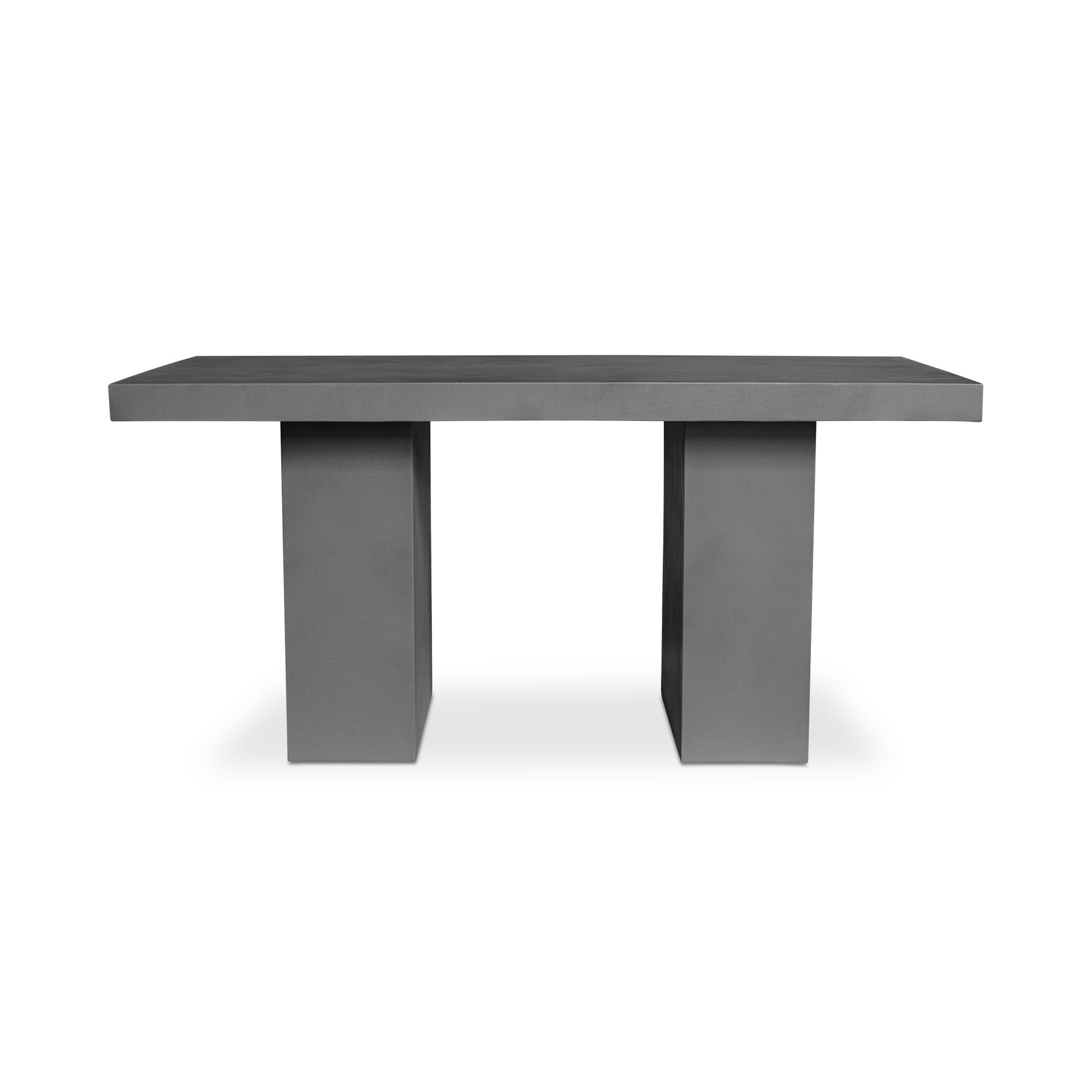 Aurelius 2 Outdoor Dining Table Grey, Outdoor Table by Moe's Home, 5'3" width x 2'6" height x 2'11.5" depth View 1