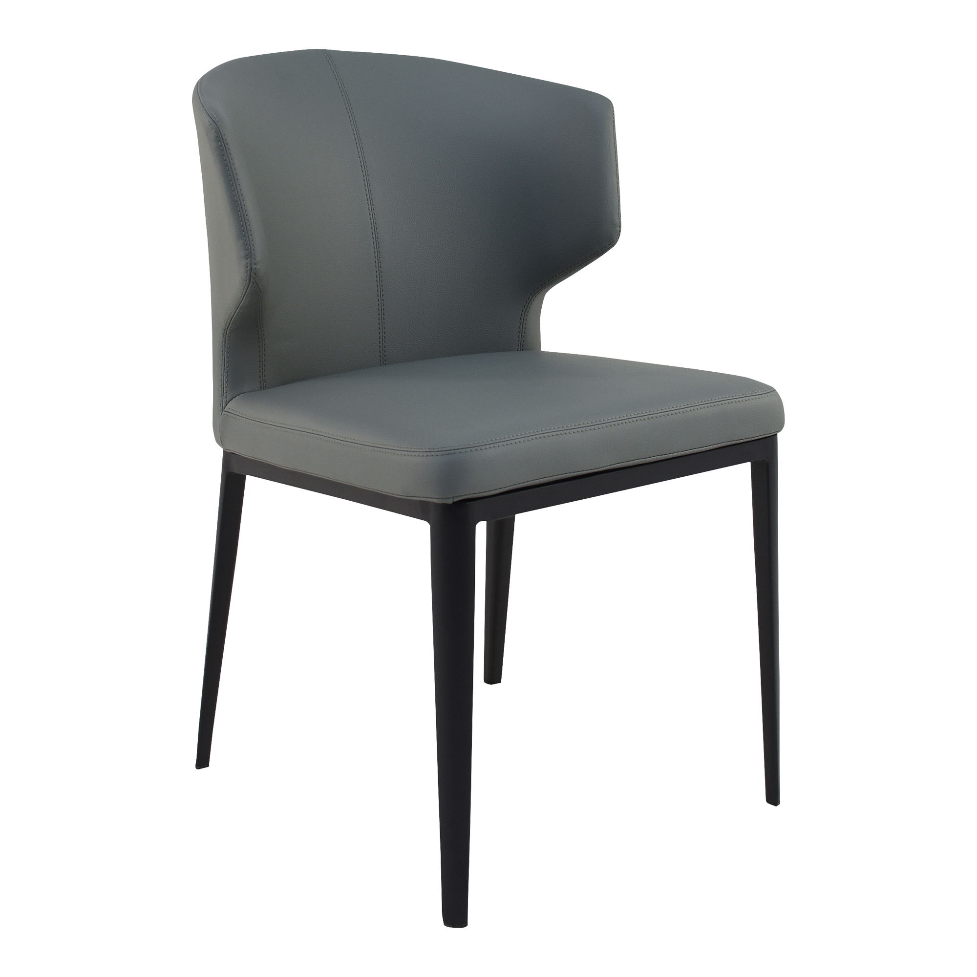 Delaney Dining Chair Grey - Set Of Two large image 