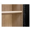 Charlotte Tall Cabinet Black, Cabinets & Sideboard by Moe's Home, 40" width x 80" height x 18.85" depth thumbnail 14