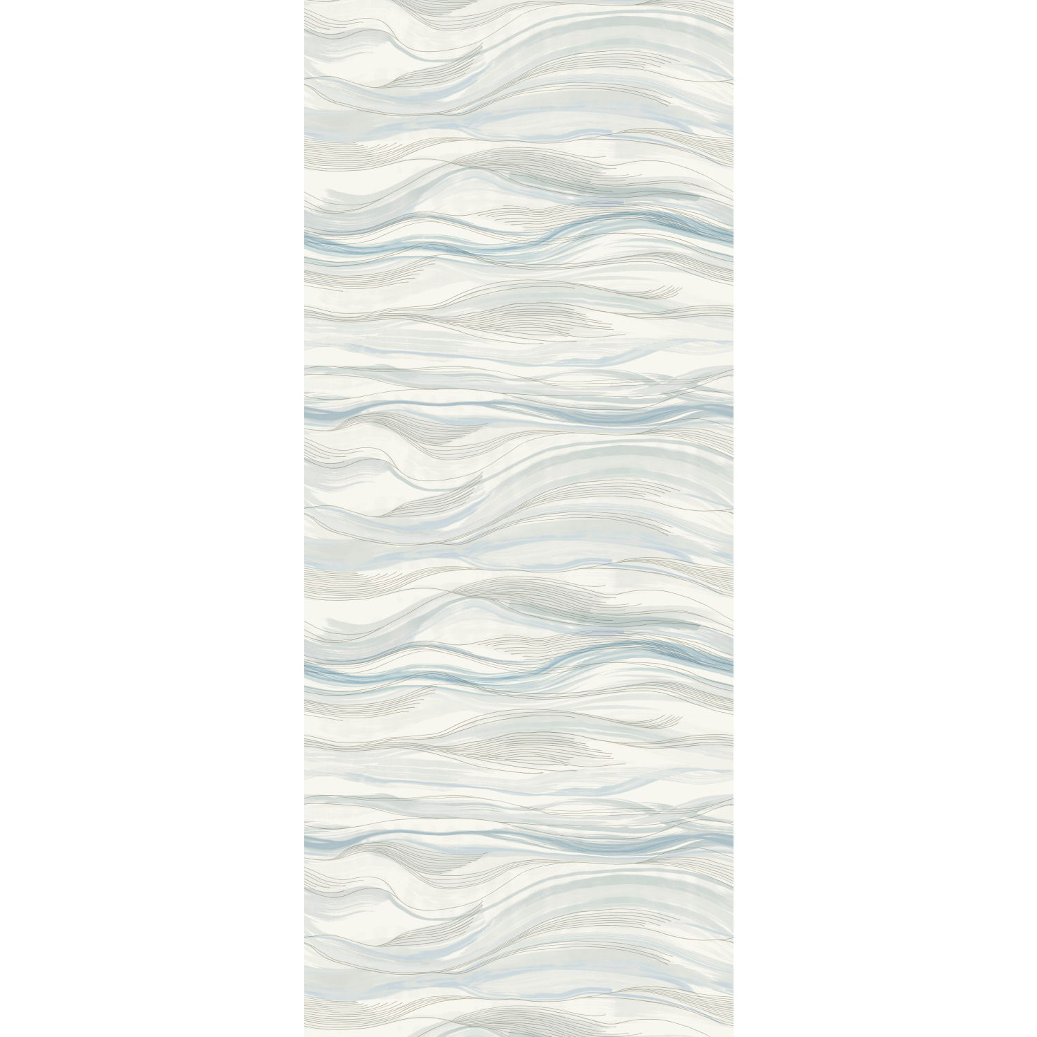 Currents Blue Wall Mural large image 