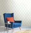 Graphic Trellis White & Soft Grey Wallpaper thumbnail 1