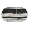 Celia Oval Dining Table Panda Marble, by Moe's Home, 72" width x 30" height x 40" depth thumbnail 8