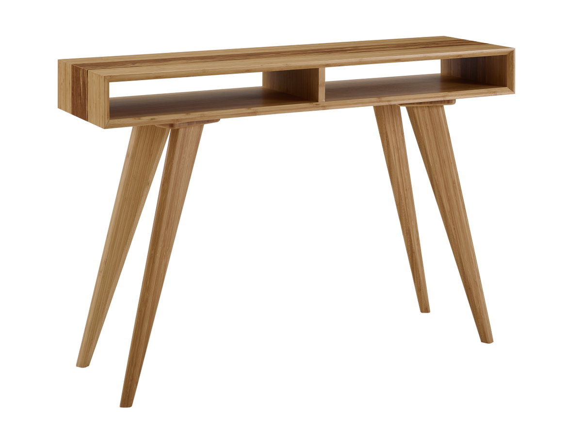 Azara Console Table, Caramelized, by Greenington, 14" length x 46" width x 32.5" height View 2