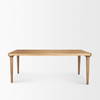 Suvan 84'L x 42'W Rectangular Dining Table | Modern | Light Brown Wood | Seats 8, by Mercana, 84" length x 42" width x 30" height thumbnail 5