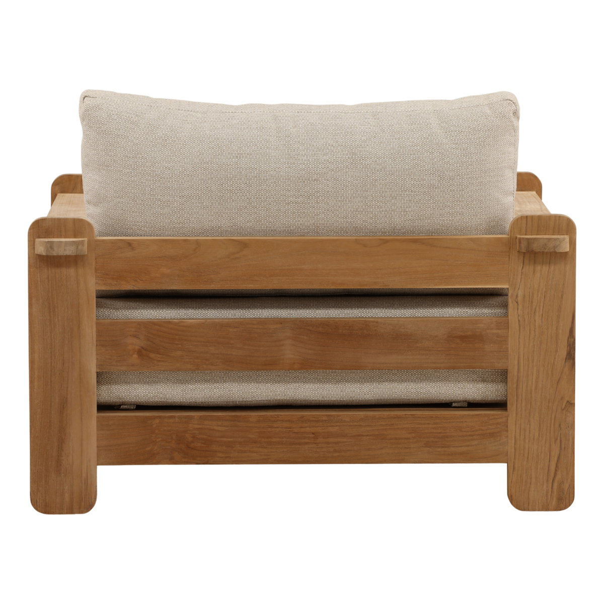 Julie Outdoor Sofa Chair Taupe, Accent Chair by Dovetail, 41.6" width x 30" height x 35.43" depth View 4