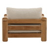 Julie Outdoor Sofa Chair Taupe, Accent Chair by Dovetail, 41.6" width x 30" height x 35.43" depth thumbnail 4
