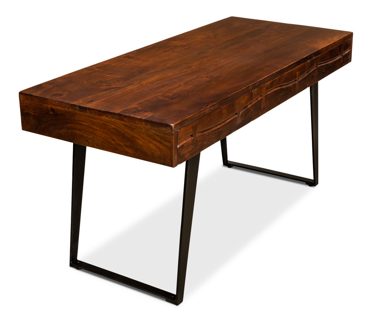 Genius Empire Desk, by Sarreid, 2'4" length x 5'3" width x 2'8" height View 6