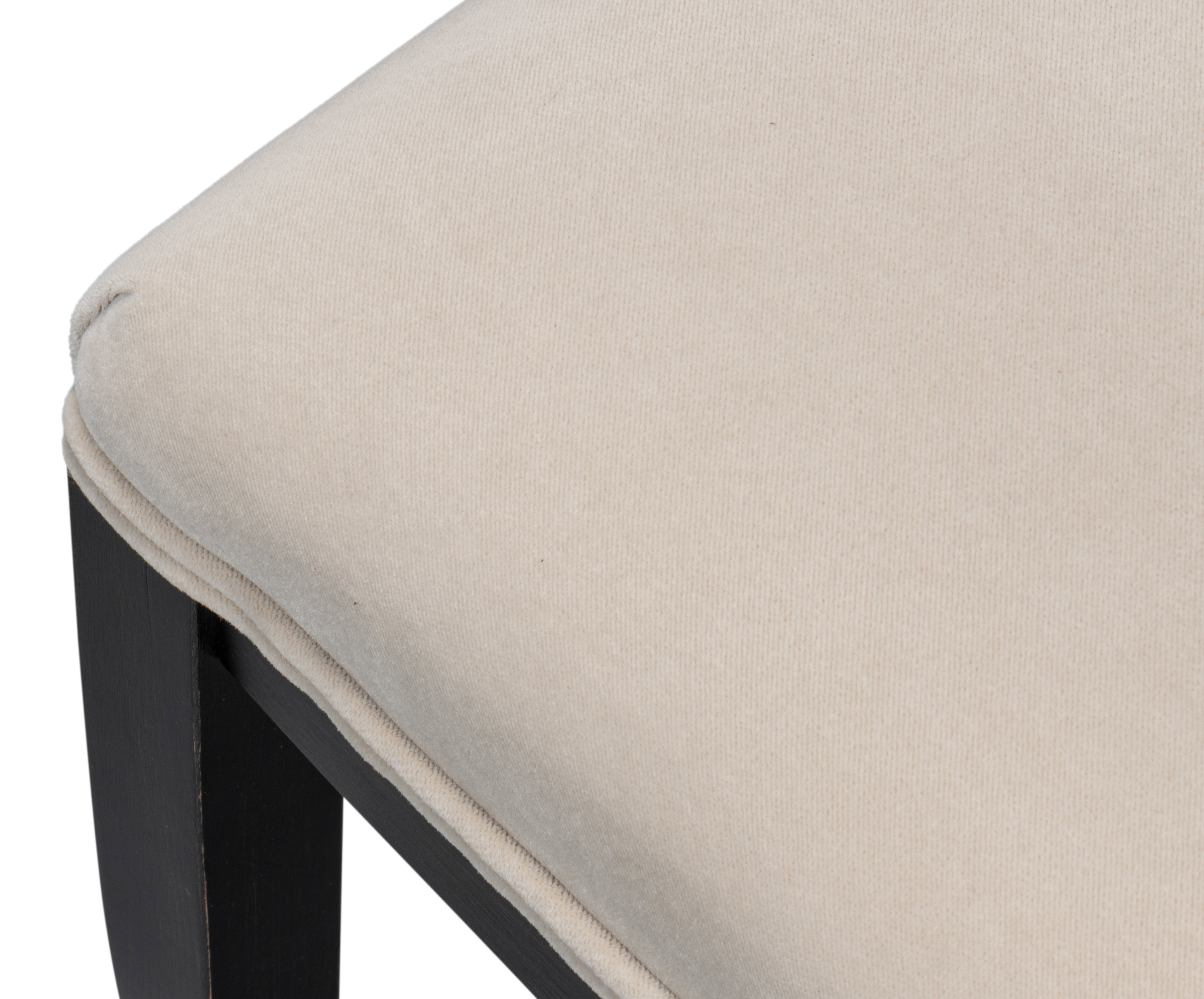 Goccia Side Chair, Nero, Banks Organza, Dining Chair by Sarreid, 21" length x 19" width x 41" height View 12