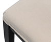 Goccia Side Chair, Nero, Banks Organza, Dining Chair by Sarreid, 21" length x 19" width x 41" height thumbnail 12