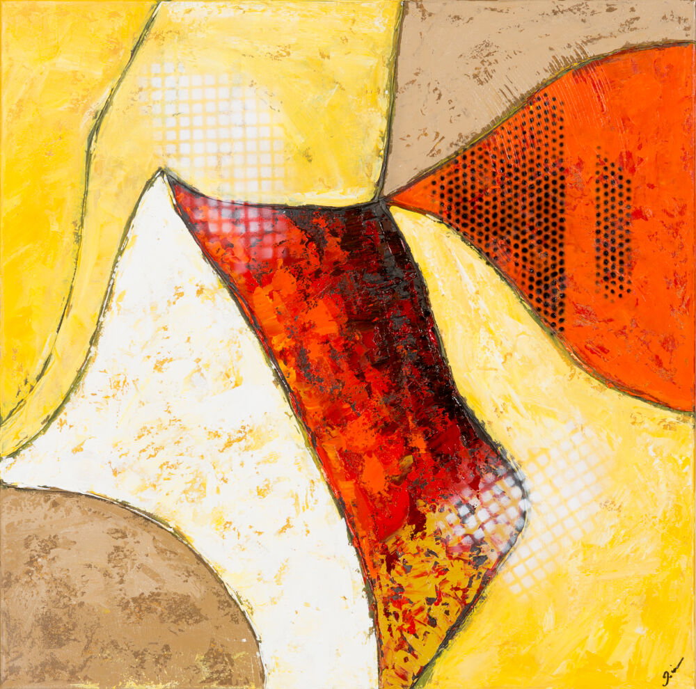 Surya Wall Decor, Painting, 32" width x 32" height