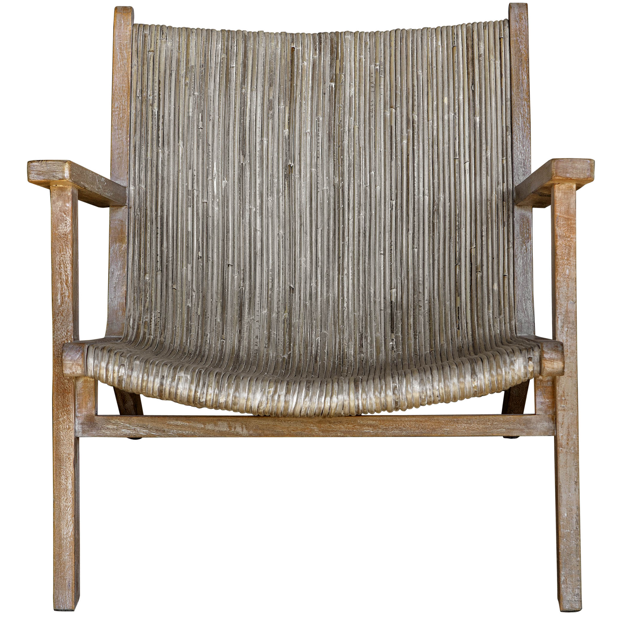 Aegea Rattan Accent Chair, Furniture by Uttermost, 29.5" width x 28" height x 33" depth View 1