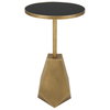 Comet Geometric Bronze Accent Table, Side & End Table by Uttermost, 14" width x 24.25" height x 14" depth thumbnail 5