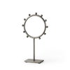 Elio  Small Studded hoop object, Decorative Object by Mercana, 7.48" length x 2.95" width x 13.19" height thumbnail 1