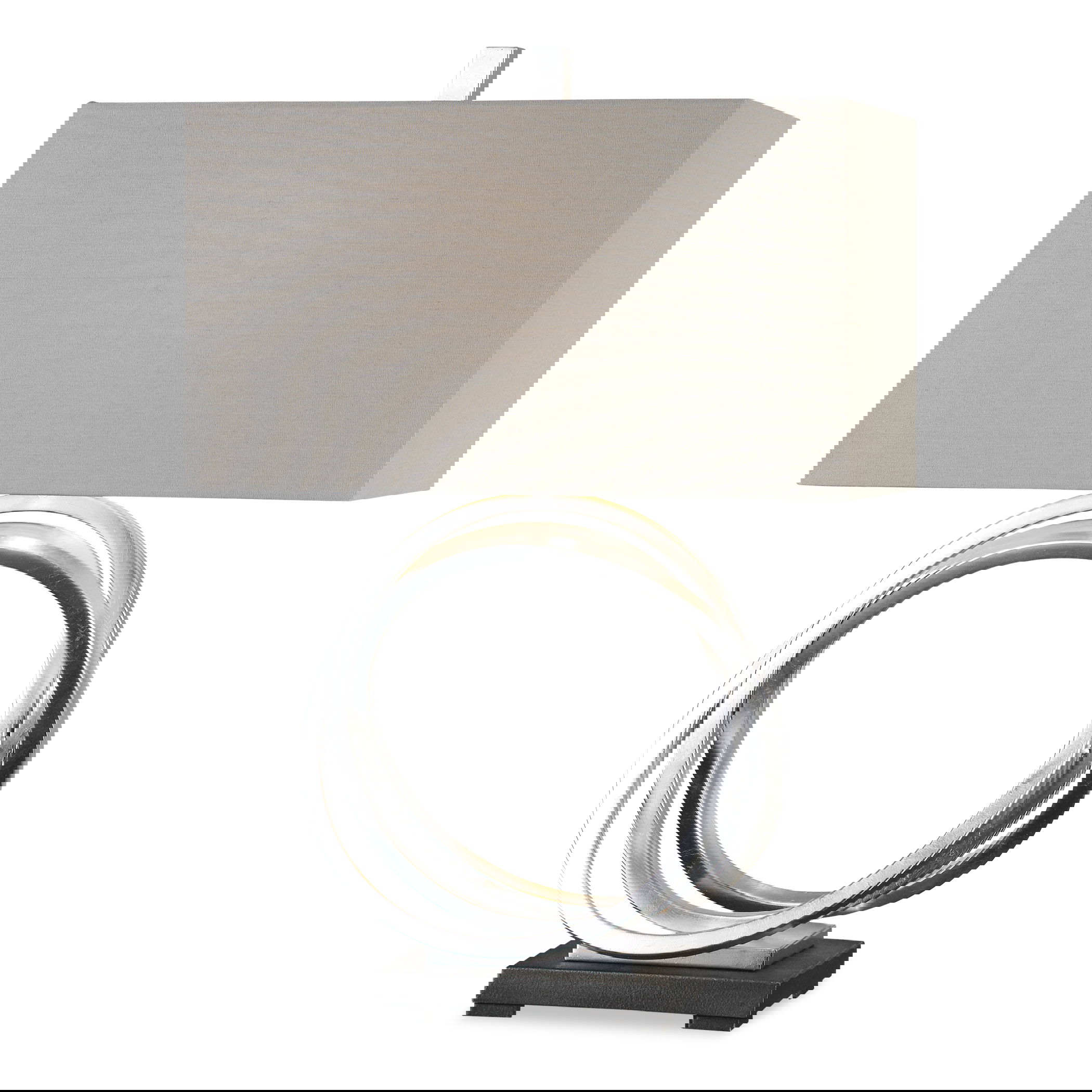 Soroca Silver Rings Lamp large image 