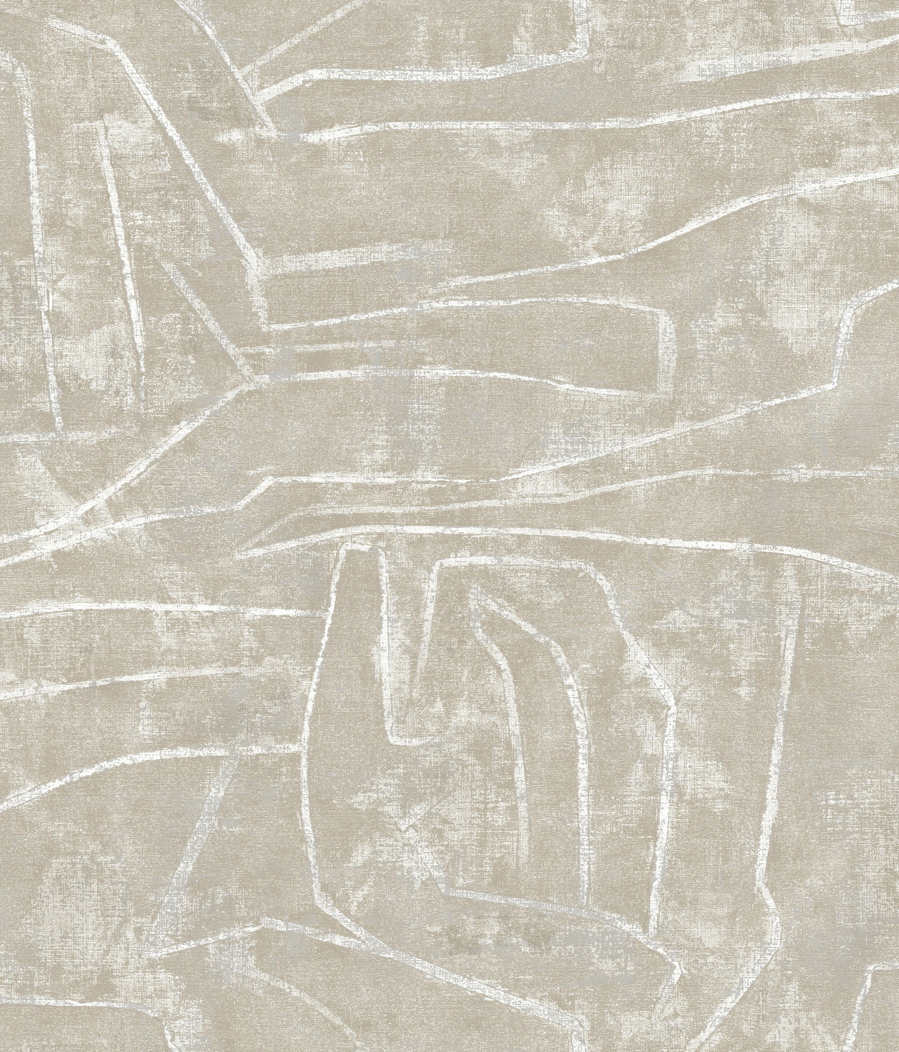 Urban Chalk Neutral Peel & Stick Wallpaper large image 