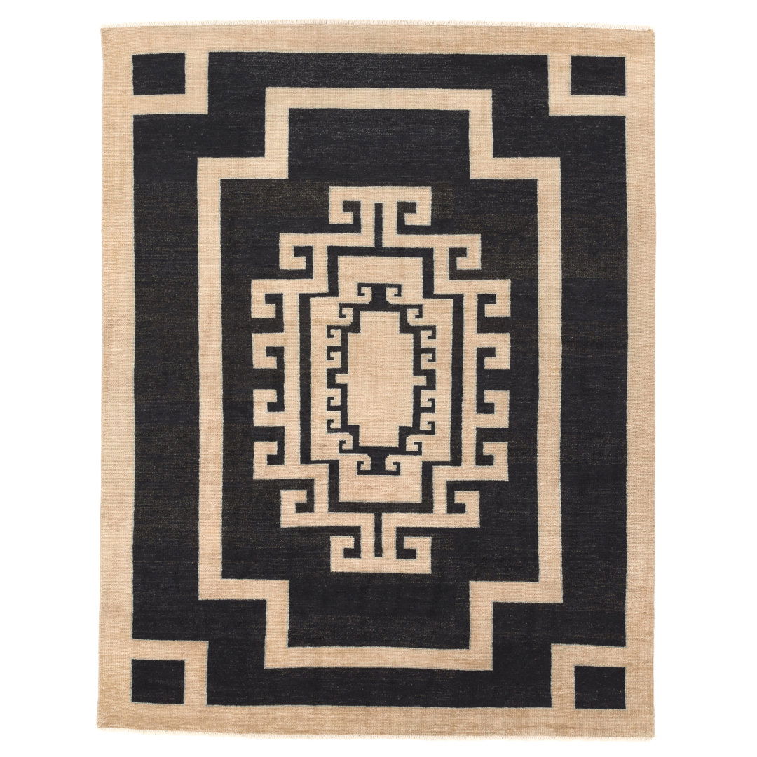Jaipur Living Kyrenia CYP07 Handknotted Oriental Black Area Rug (8'x10') large image 