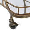 Stassi Gold Serving Cart, Bar Carts & Cabinet by Uttermost, 31.5" width x 37.12" height x 15.25" depth thumbnail 8