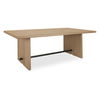 Madison Dining Table Natural, by Moe's Home, 82" width x 30" height x 42" depth thumbnail 2