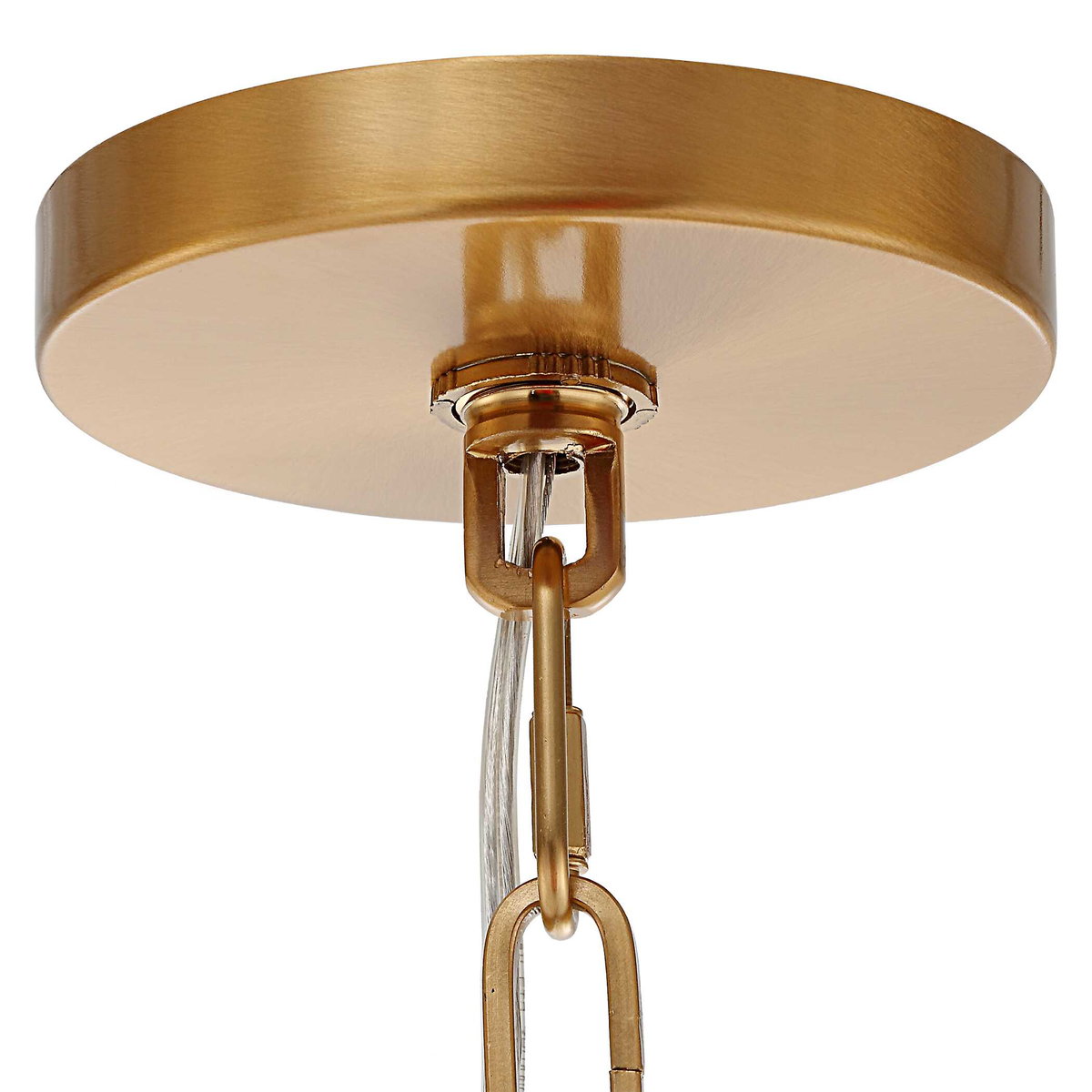 Welkin 6 Light Modern Chandelier, by Uttermost, 30" width x 27.75" height x 30" diameter x 30" depth View 8