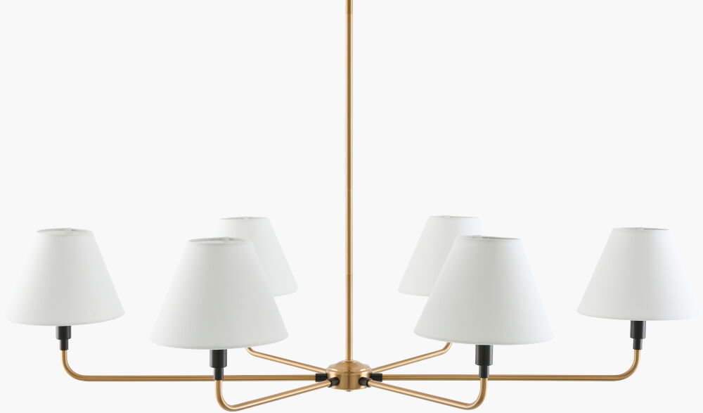 Lunel Chandelier, by Surya, 30" length x 49" width x 11" height