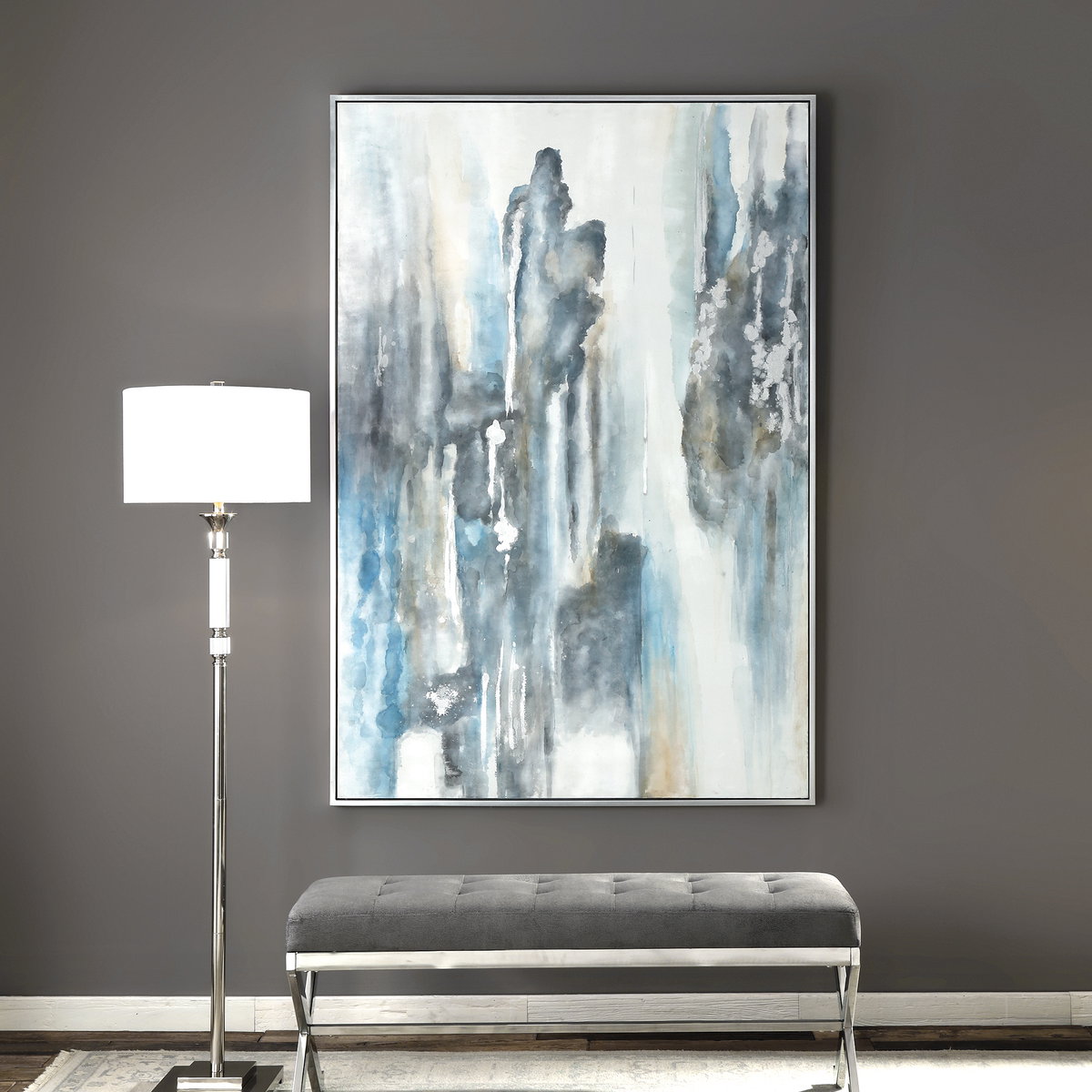 Celebrate Modern Art, by Uttermost, 4'1.75" width x 6'1.75" height x 1.75" depth View 2